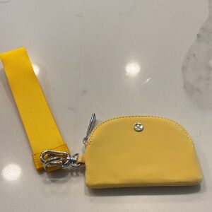 Lululemon Athletica Yellow Key & Card Holder